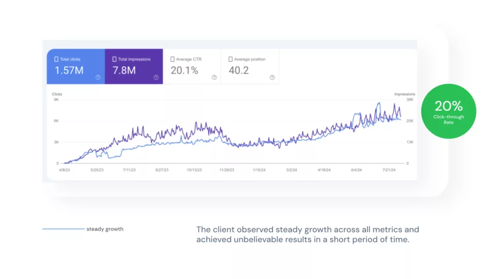 case study results, seo for agency